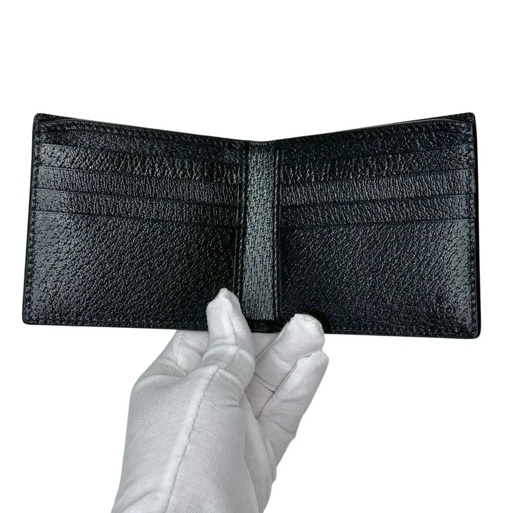 NIB Gucci Off the Grid GG Monogram Bifold Wallet Nylon Black A502